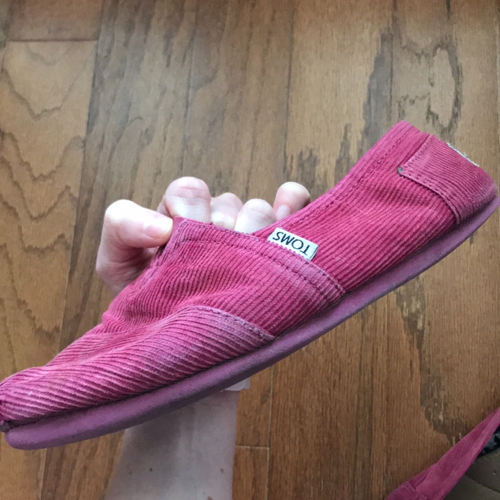 Pink Corduroy Toms - Picture 15 of 15